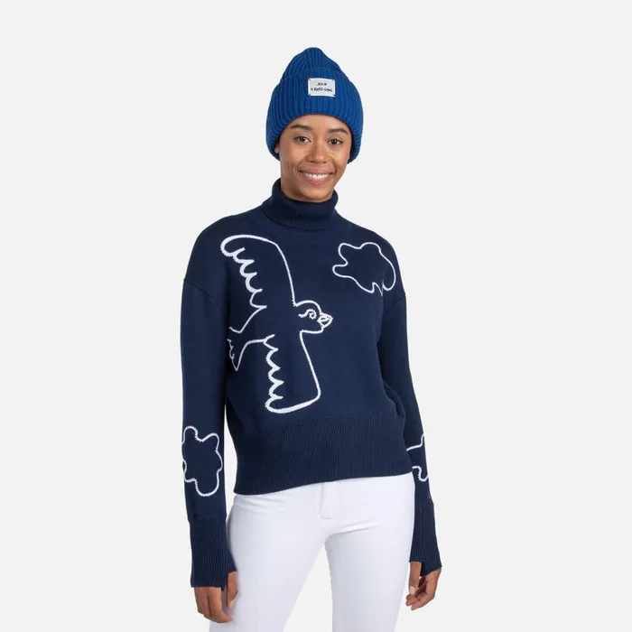 Damen Sweatshirts Und Pullover Rossignol Damenpullover Mit Rollkragen JCC Cosmicblue Damen Sweatshirts Und Pullover Rossignol Damenpullover Mit Rollkragen JCC Cosmicblue