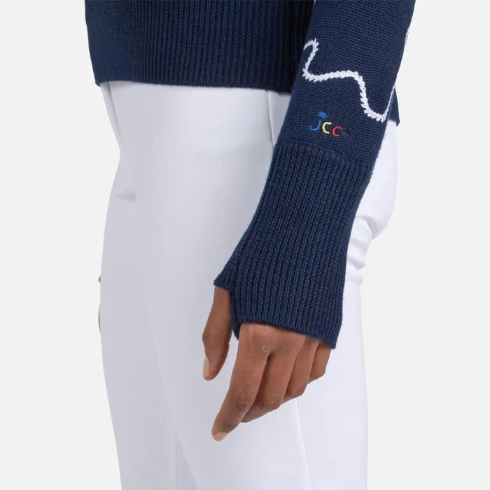Damen Sweatshirts Und Pullover Rossignol Damenpullover Mit Rollkragen JCC Cosmicblue