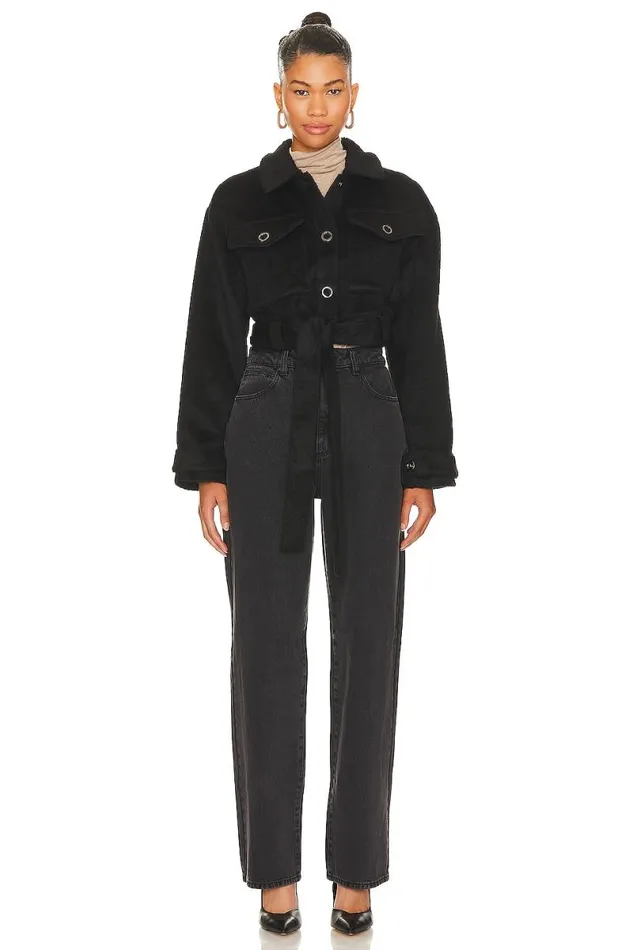 Declan Twofer Coat Black Women Lovers and Friends Jackets and Coats