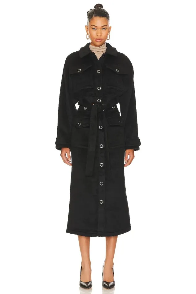 Declan Twofer Coat Black Women Lovers and Friends Jackets and Coats