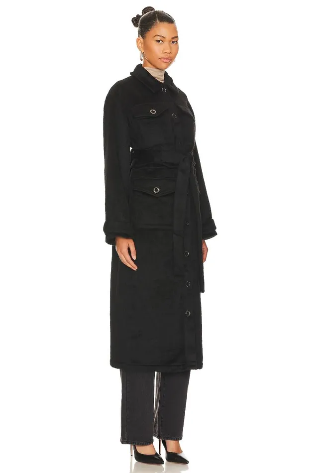 Declan Twofer Coat Black Women Lovers and Friends Jackets and Coats