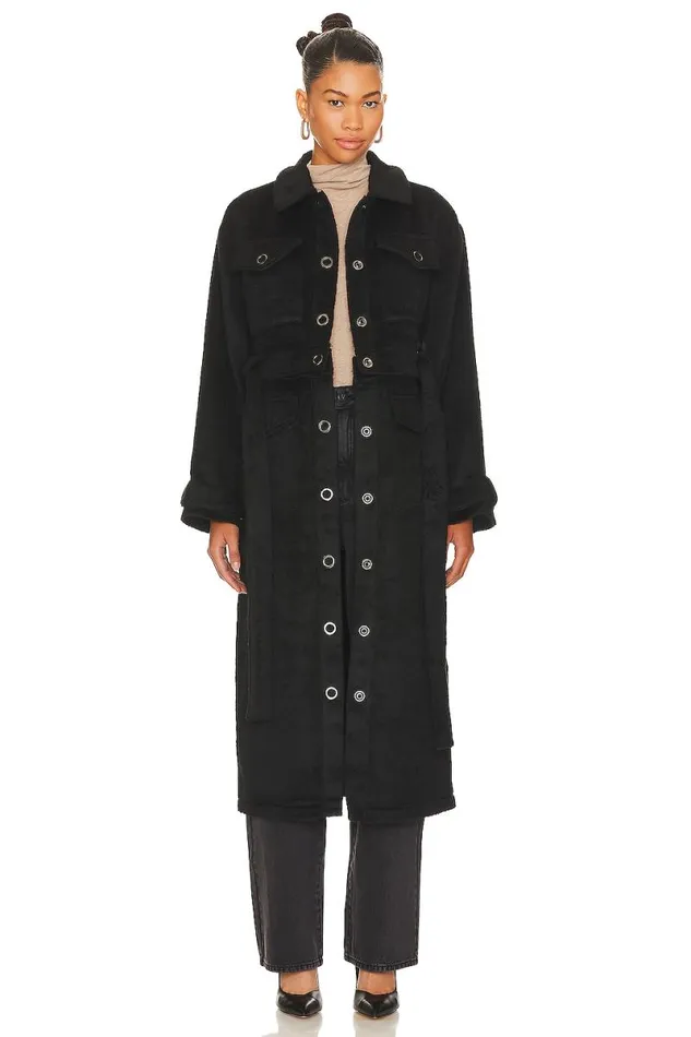 Declan Twofer Coat Black Women Lovers and Friends Jackets and Coats