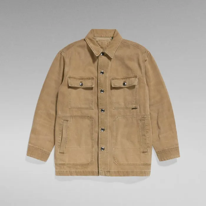 Denim Jackets Men GStar RAW Chore Evergreen Jacket Rainbow Dk Toggee Gd