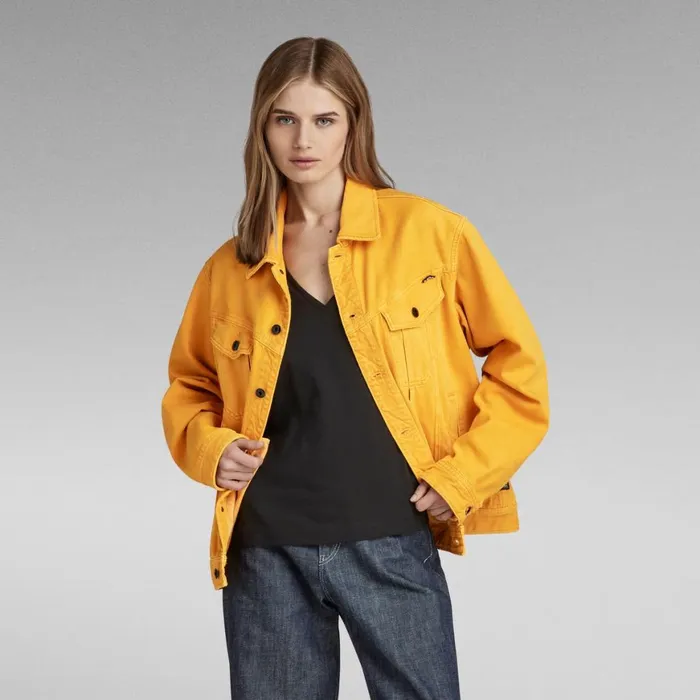 Denim Jackets MenWomen GStar RAW Unisex Oversized Western Jacket Evergreen Dull Yellow Gd Denim Jackets MenWomen GStar RAW Unisex Oversized Western Jacket Evergreen Dull Yellow Gd