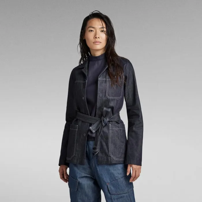 Denim Jackets Women GStar RAW Premium 70039S Denim Jacket Raw Denim