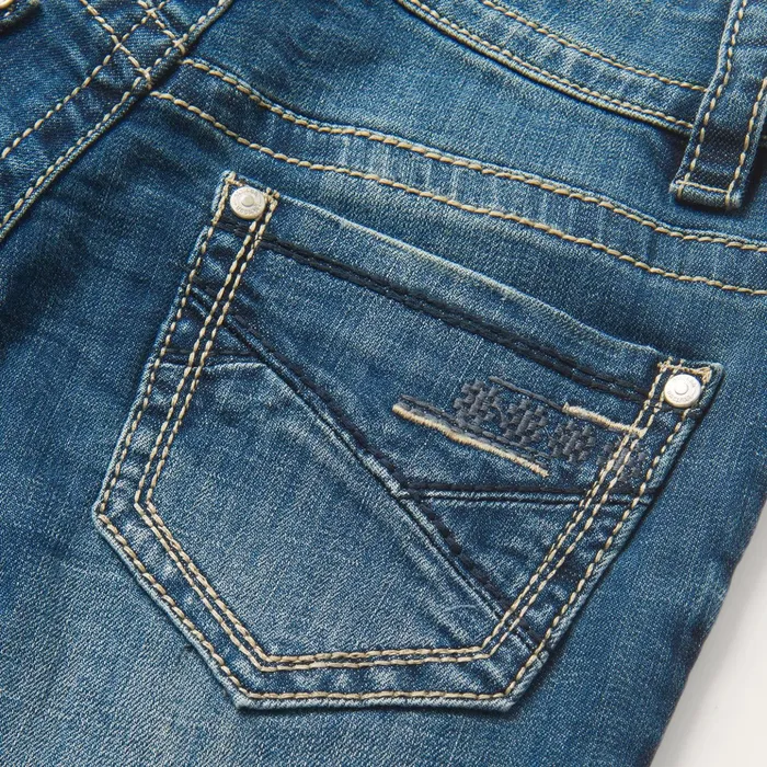 Denim Women Stetson 214 Trouser Fit Jean With Deco Back Pocket Blue