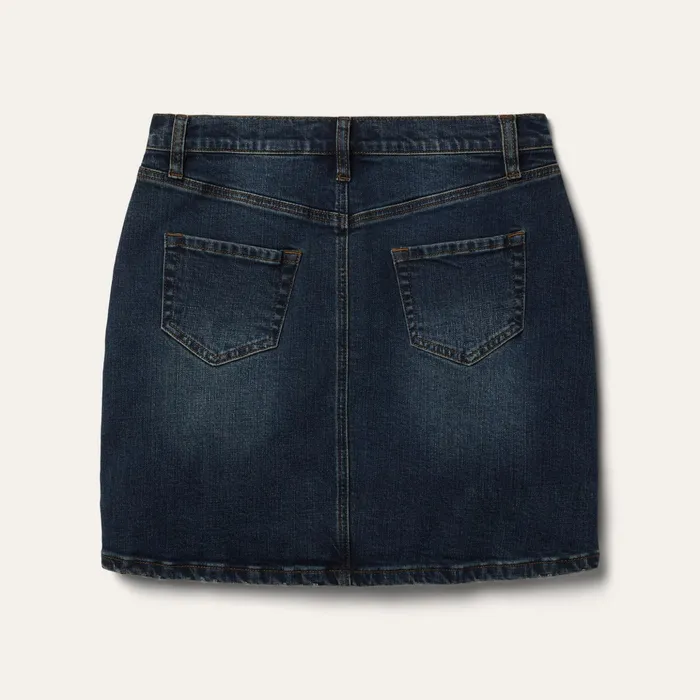 Denim Women Stetson Stretch Denim 5Pocket Skirt Blue