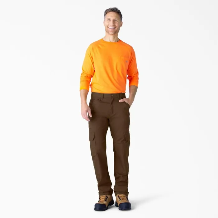 Dickies Cargo FLEX DuraTech Relaxed Fit Duck Cargo Pants Timber Brown Timber Brown tb 8211 Men Dickies Cargo FLEX DuraTech Relaxed Fit Duck Cargo Pants Timber Brown Timber Brown tb 8211 Men