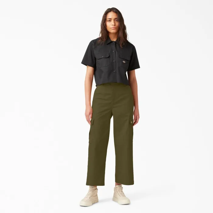 Dickies Cargo Women039s Regular Fit Cargo Pants Stonewashed Military Green Stonewashed Military Green s2m 8211 Women Dickies Cargo Women039s Regular Fit Cargo Pants Stonewashed Military Green Stonewashed Military Green s2m 8211 Women