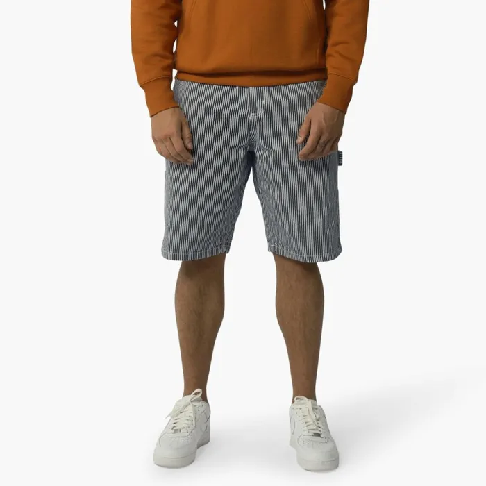 Dickies Carpenter Hickory Stripe Relaxed Fit Carpenter Shorts 11034 EcruAirforce Blue Ecruairforce Blue eua 8211 Men Dickies Carpenter Hickory Stripe Relaxed Fit Carpenter Shorts 11034 EcruAirforce Blue Ecruairforce Blue eua 8211 Men