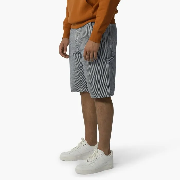 Dickies Carpenter Hickory Stripe Relaxed Fit Carpenter Shorts 11034 EcruAirforce Blue Ecruairforce Blue eua 8211 Men Dickies Carpenter Hickory Stripe Relaxed Fit Carpenter Shorts 11034 EcruAirforce Blue Ecruairforce Blue eua 8211 Men