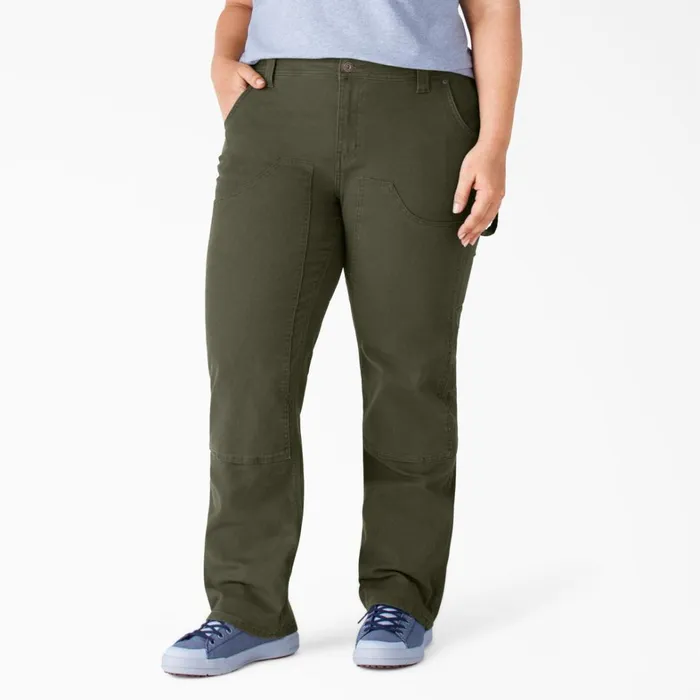 Dickies Carpenter Women039s Plus FLEX Relaxed Fit Duck Carpenter Pants Rinsed Moss Green Rinsed Moss Green rms 8211 Women Dickies Carpenter Women039s Plus FLEX Relaxed Fit Duck Carpenter Pants Rinsed Moss Green Rinsed Moss Green rms 8211 Women