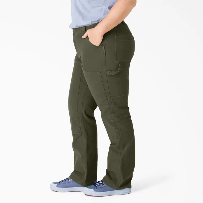 Dickies Carpenter Women039s Plus FLEX Relaxed Fit Duck Carpenter Pants Rinsed Moss Green Rinsed Moss Green rms 8211 Women Dickies Carpenter Women039s Plus FLEX Relaxed Fit Duck Carpenter Pants Rinsed Moss Green Rinsed Moss Green rms 8211 Women