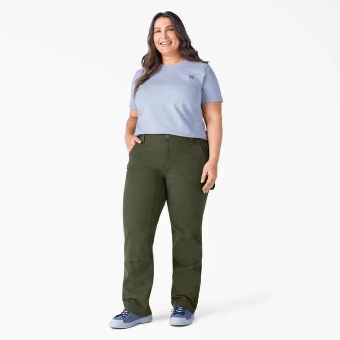 Dickies Carpenter Women039s Plus FLEX Relaxed Fit Duck Carpenter Pants Rinsed Moss Green Rinsed Moss Green rms 8211 Women Dickies Carpenter Women039s Plus FLEX Relaxed Fit Duck Carpenter Pants Rinsed Moss Green Rinsed Moss Green rms 8211 Women