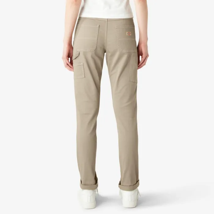 Dickies Carpenter Women039s Slim Straight Fit Roll Hem Carpenter Pants Desert Sand Desert Sand ds 8211 Women Dickies Carpenter Women039s Slim Straight Fit Roll Hem Carpenter Pants Desert Sand Desert Sand ds 8211 Women