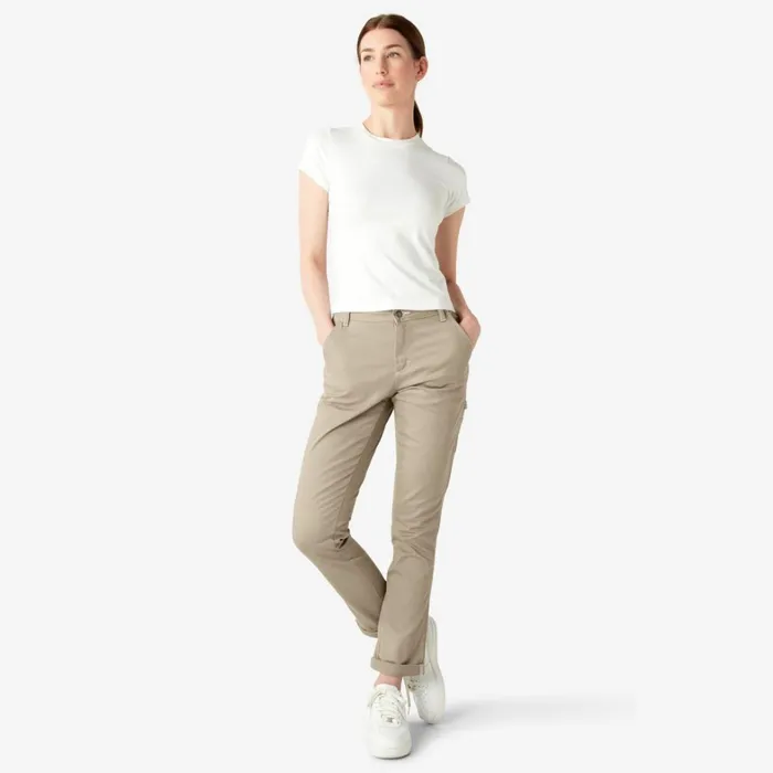 Dickies Carpenter Women039s Slim Straight Fit Roll Hem Carpenter Pants Desert Sand Desert Sand ds 8211 Women Dickies Carpenter Women039s Slim Straight Fit Roll Hem Carpenter Pants Desert Sand Desert Sand ds 8211 Women
