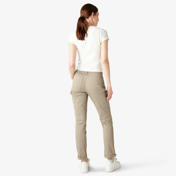 Dickies Carpenter Women039s Slim Straight Fit Roll Hem Carpenter Pants Desert Sand Desert Sand ds 8211 Women Dickies Carpenter Women039s Slim Straight Fit Roll Hem Carpenter Pants Desert Sand Desert Sand ds 8211 Women