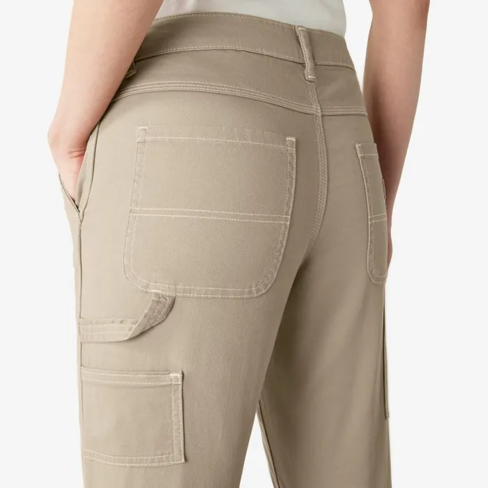 Dickies Carpenter Women039s Slim Straight Fit Roll Hem Carpenter Pants Desert Sand Desert Sand ds 8211 Women Dickies Carpenter Women039s Slim Straight Fit Roll Hem Carpenter Pants Desert Sand Desert Sand ds 8211 Women