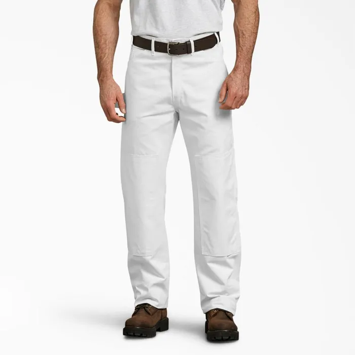 Dickies Double Knee Relaxed Fit Double Knee Carpenter Painter039s Pants White White wh 8211 Men Dickies Double Knee Relaxed Fit Double Knee Carpenter Painter039s Pants White White wh 8211 Men