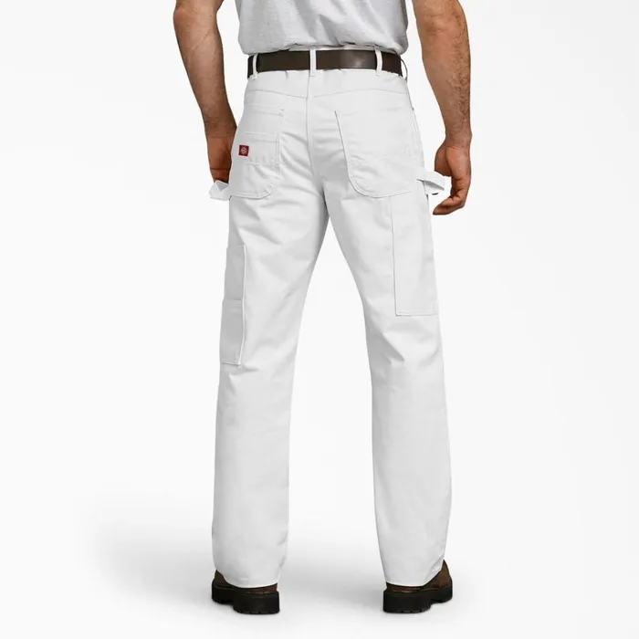 Dickies Double Knee Relaxed Fit Double Knee Carpenter Painter039s Pants White White wh 8211 Men Dickies Double Knee Relaxed Fit Double Knee Carpenter Painter039s Pants White White wh 8211 Men