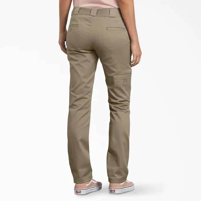 Dickies Double Knee Women039s FLEX Slim Fit Double Knee Pants Desert Sand Desert Sand ds 8211 Women Dickies Double Knee Women039s FLEX Slim Fit Double Knee Pants Desert Sand Desert Sand ds 8211 Women