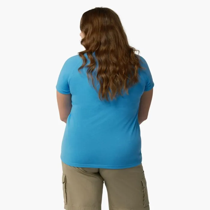 Dickies Hi Vis Women039s Plus Cooling Short Sleeve Pocket TShirt Azure Blue Azure Blue ab2 8211 Women Dickies Hi Vis Women039s Plus Cooling Short Sleeve Pocket TShirt Azure Blue Azure Blue ab2 8211 Women