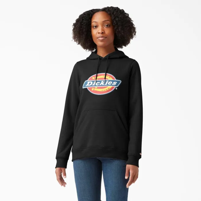 Dickies Hoodies and Sweatshirts Women039s Water Repellent Logo Hoodie Black Black kbk 8211 Women Dickies Hoodies and Sweatshirts Women039s Water Repellent Logo Hoodie Black Black kbk 8211 Women