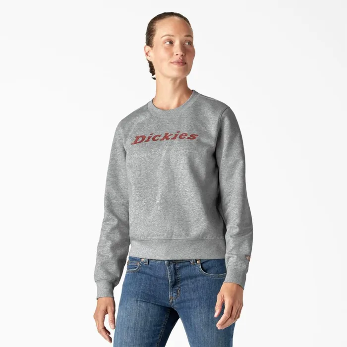 Dickies Hoodies and Sweatshirts Women039s Water Repellent Logo Sweatshirt Heather GrayFired Brick Heather Grayfired Brick hgik 8211 Women Dickies Hoodies and Sweatshirts Women039s Water Repellent Logo Sweatshirt Heather GrayFired Brick Heather Grayfired Brick hgik 8211 Women