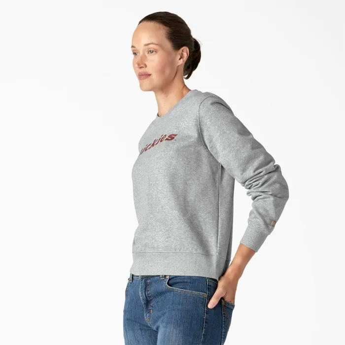 Dickies Hoodies and Sweatshirts Women039s Water Repellent Logo Sweatshirt Heather GrayFired Brick Heather Grayfired Brick hgik 8211 Women Dickies Hoodies and Sweatshirts Women039s Water Repellent Logo Sweatshirt Heather GrayFired Brick Heather Grayfired Brick hgik 8211 Women