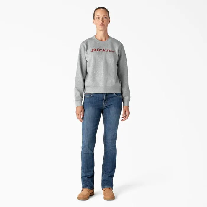 Dickies Hoodies and Sweatshirts Women039s Water Repellent Logo Sweatshirt Heather GrayFired Brick Heather Grayfired Brick hgik 8211 Women Dickies Hoodies and Sweatshirts Women039s Water Repellent Logo Sweatshirt Heather GrayFired Brick Heather Grayfired Brick hgik 8211 Women