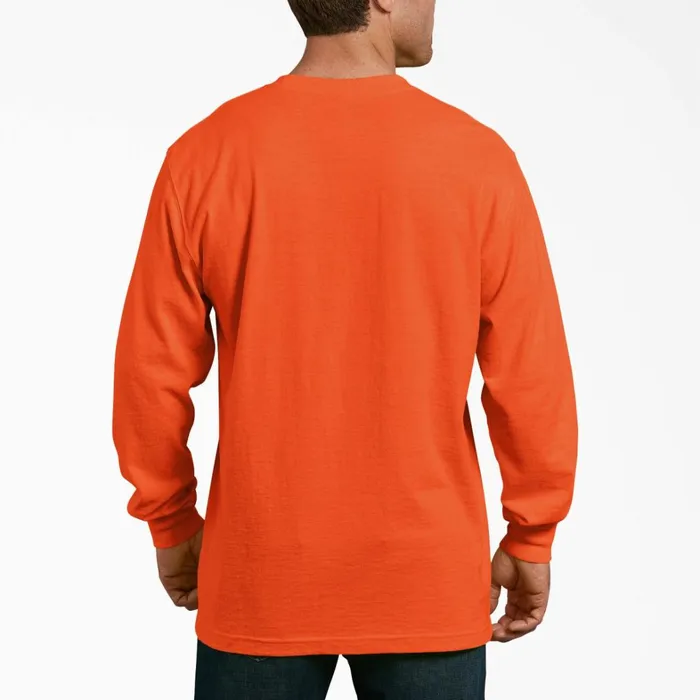 Dickies Long Sleeve Work Shirts Heavyweight Neon Long Sleeve Pocket TShirt Bright Orange Bright Orange bod 8211 Men Dickies Long Sleeve Work Shirts Heavyweight Neon Long Sleeve Pocket TShirt Bright Orange Bright Orange bod 8211 Men
