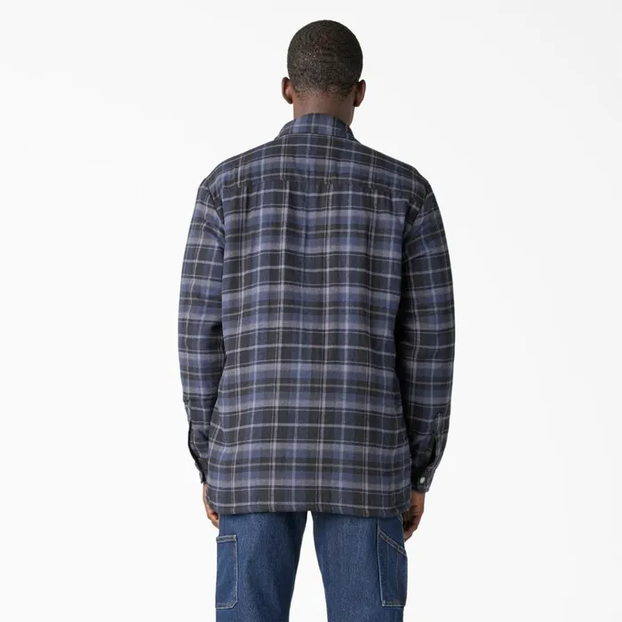Dickies Outerwear Water Repellent FleeceLined Flannel Shirt Jacket NavyBlack Plaid Navyblack Plaid b2d 8211 Men Dickies Outerwear Water Repellent FleeceLined Flannel Shirt Jacket NavyBlack Plaid Navyblack Plaid b2d 8211 Men