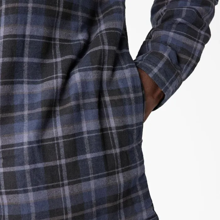 Dickies Outerwear Water Repellent FleeceLined Flannel Shirt Jacket NavyBlack Plaid Navyblack Plaid b2d 8211 Men Dickies Outerwear Water Repellent FleeceLined Flannel Shirt Jacket NavyBlack Plaid Navyblack Plaid b2d 8211 Men