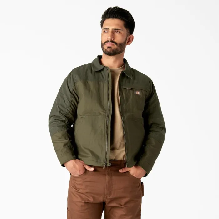 Dickies Outerwear Waxed Canvas Service Jacket Moss Green Moss Green ms 8211 Men Dickies Outerwear Waxed Canvas Service Jacket Moss Green Moss Green ms 8211 Men