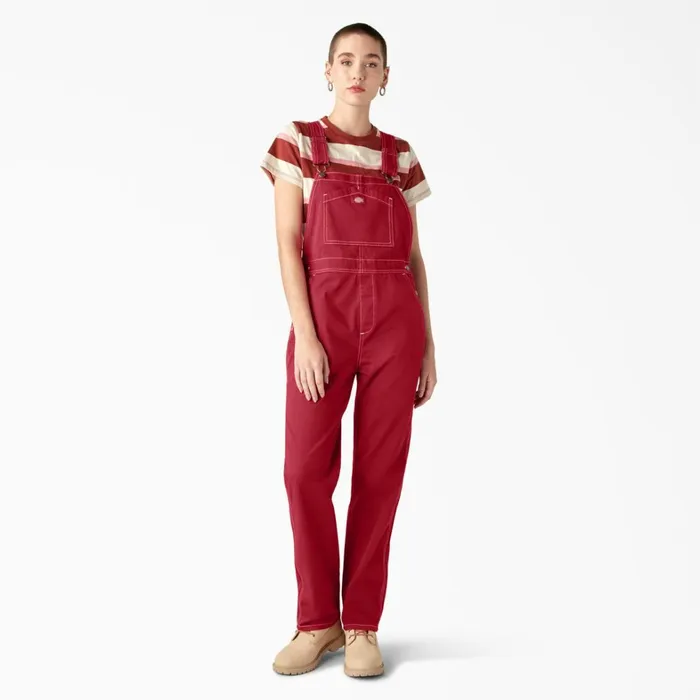 Dickies Overalls Womens Bib Overalls English Red English Red er 8211 Women
