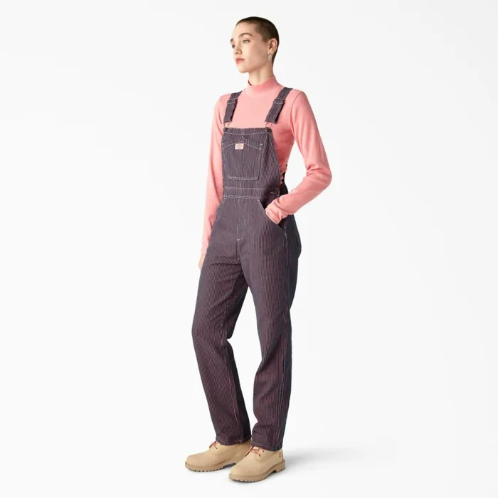 Dickies Overalls Womens Regular Fit Hickory Stripe Bib Overalls PinkNavy Hickory Stripe Pinknavy Hickory Stripe krs 8211 Women Dickies Overalls Womens Regular Fit Hickory Stripe Bib Overalls PinkNavy Hickory Stripe Pinknavy Hickory Stripe krs 8211 Women