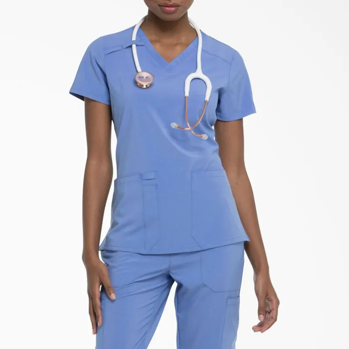 Dickies Scrubs Women039s EDS Essentials VNeck Scrub Top Ceil Blue Ceil Blue cbl 8211 Women Dickies Scrubs Women039s EDS Essentials VNeck Scrub Top Ceil Blue Ceil Blue cbl 8211 Women
