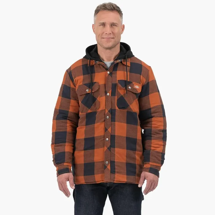 Dickies Shirt Jackets Flannel Hooded Shirt Jacket Gingerbread Buffalo Plaid Gingerbread Buffalo Plaid gpb 8211 Men Dickies Shirt Jackets Flannel Hooded Shirt Jacket Gingerbread Buffalo Plaid Gingerbread Buffalo Plaid gpb 8211 Men