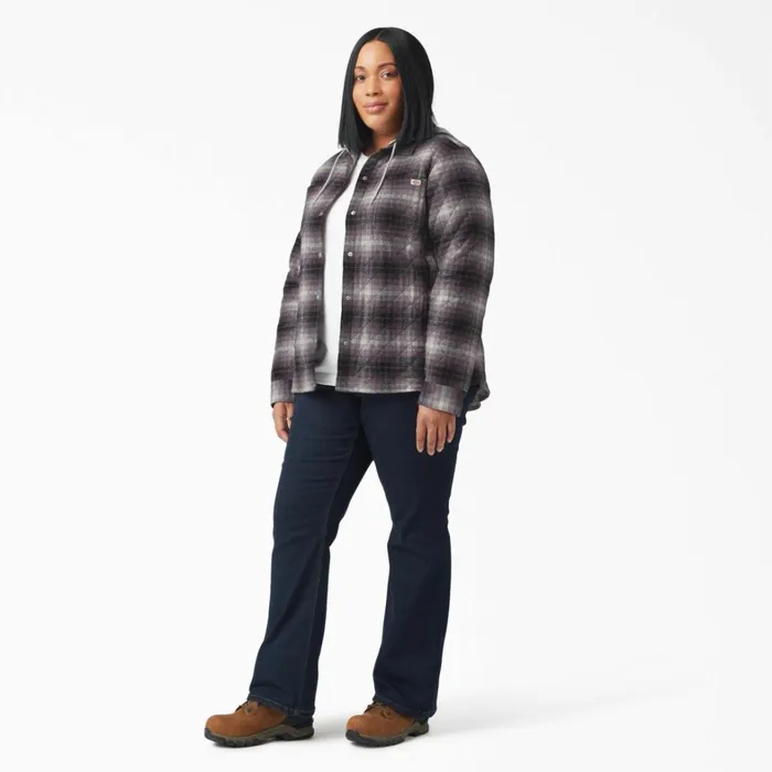 Dickies Shirt Jackets Womens Plus Flannel Hooded Shirt Jacket Dusty PurpleBlack Ombre Plaid Dusty Purpleblack Ombre Plaid b1e 8211 Women Dickies Shirt Jackets Womens Plus Flannel Hooded Shirt Jacket Dusty PurpleBlack Ombre Plaid Dusty Purpleblack Ombre Plaid b1e 8211 Women