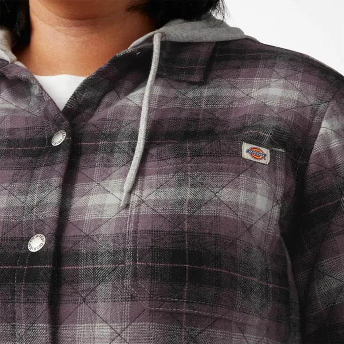 Dickies Shirt Jackets Womens Plus Flannel Hooded Shirt Jacket Dusty PurpleBlack Ombre Plaid Dusty Purpleblack Ombre Plaid b1e 8211 Women Dickies Shirt Jackets Womens Plus Flannel Hooded Shirt Jacket Dusty PurpleBlack Ombre Plaid Dusty Purpleblack Ombre Plaid b1e 8211 Women