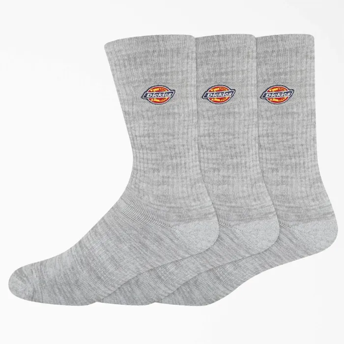 Dickies Socks Dickies Embroidered Crew Socks Size 612 3Pack Gray Gray gy 8211 Women Dickies Socks Dickies Embroidered Crew Socks Size 612 3Pack Gray Gray gy 8211 Women