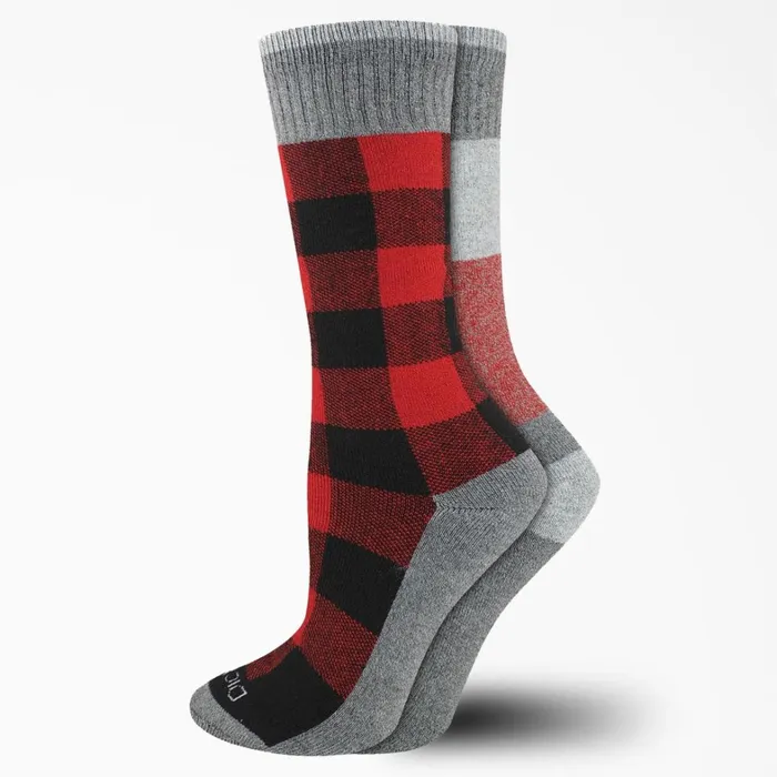 Dickies Socks Women039s Thermal Plaid Crew Socks Size 69 2Pack Red Plaid Red Plaid prd 8211 Women Dickies Socks Women039s Thermal Plaid Crew Socks Size 69 2Pack Red Plaid Red Plaid prd 8211 Women
