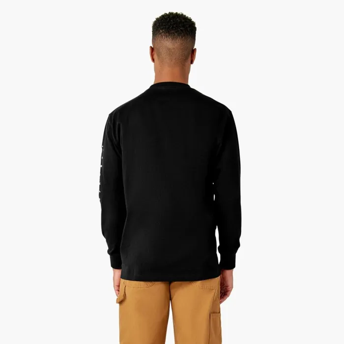 Dickies TShirts Long Sleeve Workwear Graphic TShirt Black Black kbk 8211 Men Dickies TShirts Long Sleeve Workwear Graphic TShirt Black Black kbk 8211 Men
