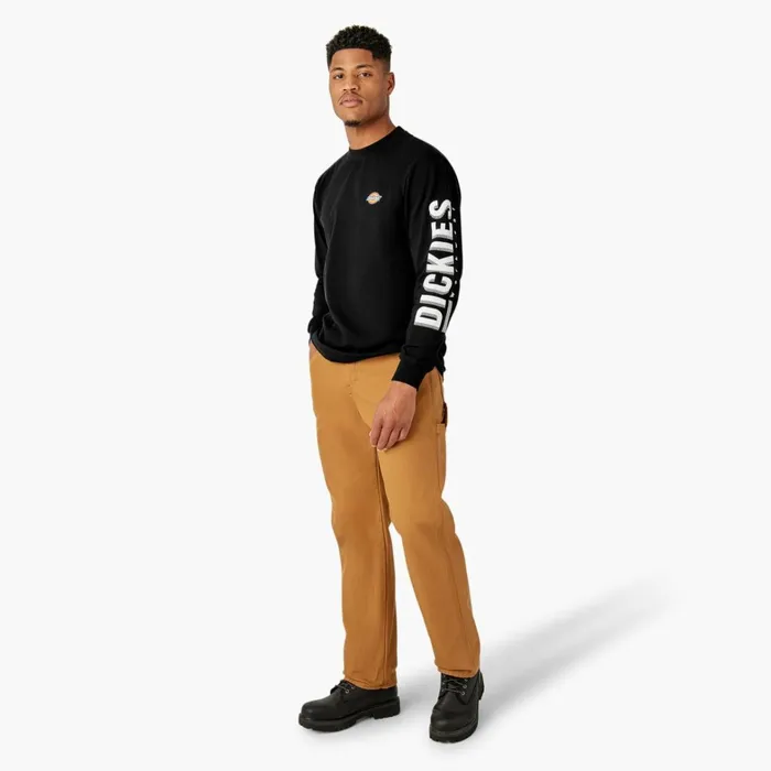 Dickies TShirts Long Sleeve Workwear Graphic TShirt Black Black kbk 8211 Men Dickies TShirts Long Sleeve Workwear Graphic TShirt Black Black kbk 8211 Men