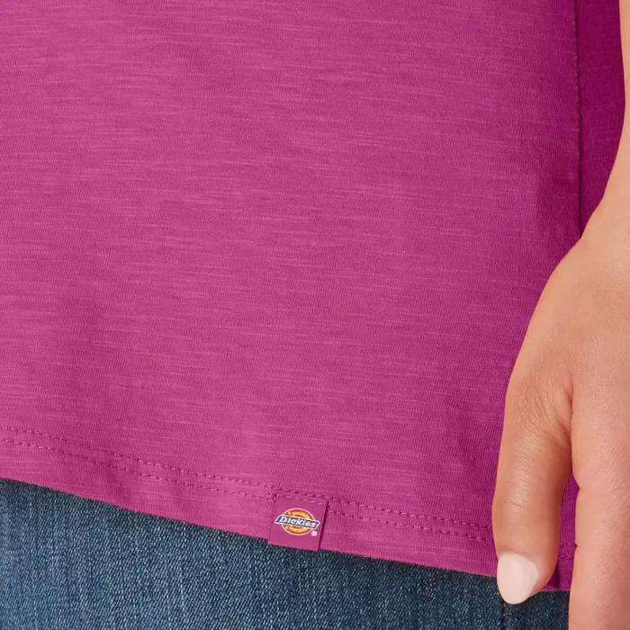 Dickies Tops Women039s Plus Short Sleeve VNeck TShirt Festival Fuchsia Festival Fuchsia f2f 8211 Women Dickies Tops Women039s Plus Short Sleeve VNeck TShirt Festival Fuchsia Festival Fuchsia f2f 8211 Women