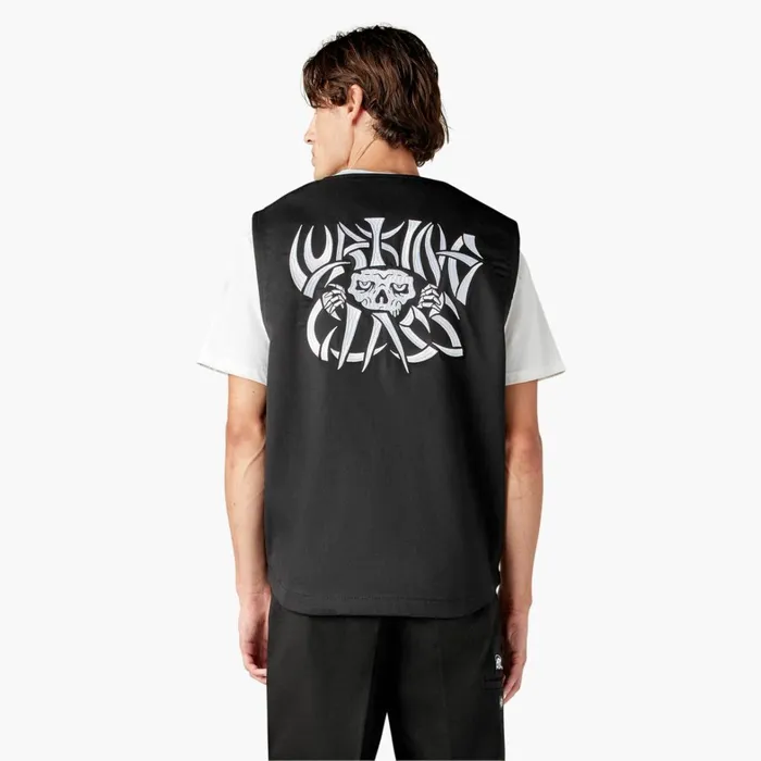 Dickies Vests Dickies X Lurking Class Vest Black Black bkx 8211 Men