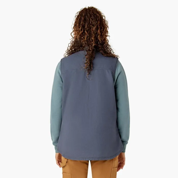 Dickies Vests Women039s Fleece Lined Duck Canvas Vest Rinsed Diesel Gray Rinsed Diesel Gray ryg 8211 Women Dickies Vests Women039s Fleece Lined Duck Canvas Vest Rinsed Diesel Gray Rinsed Diesel Gray ryg 8211 Women
