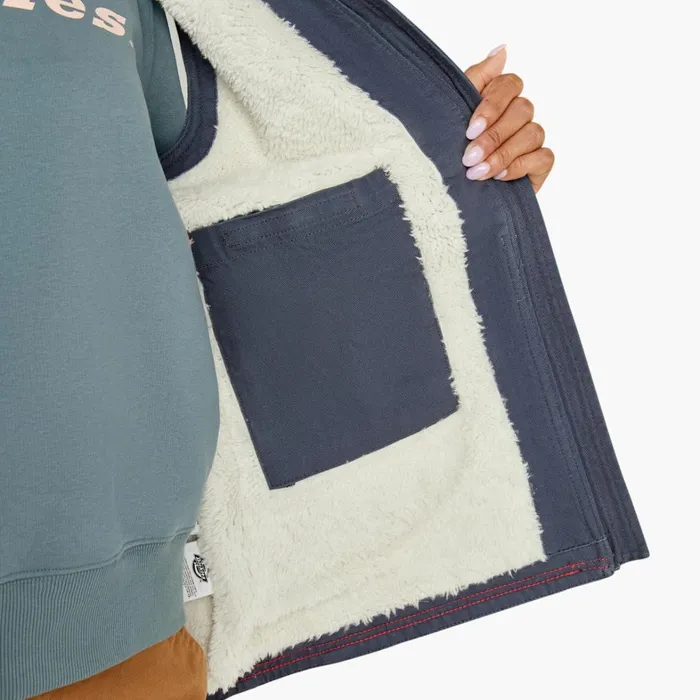Dickies Vests Women039s Fleece Lined Duck Canvas Vest Rinsed Diesel Gray Rinsed Diesel Gray ryg 8211 Women Dickies Vests Women039s Fleece Lined Duck Canvas Vest Rinsed Diesel Gray Rinsed Diesel Gray ryg 8211 Women