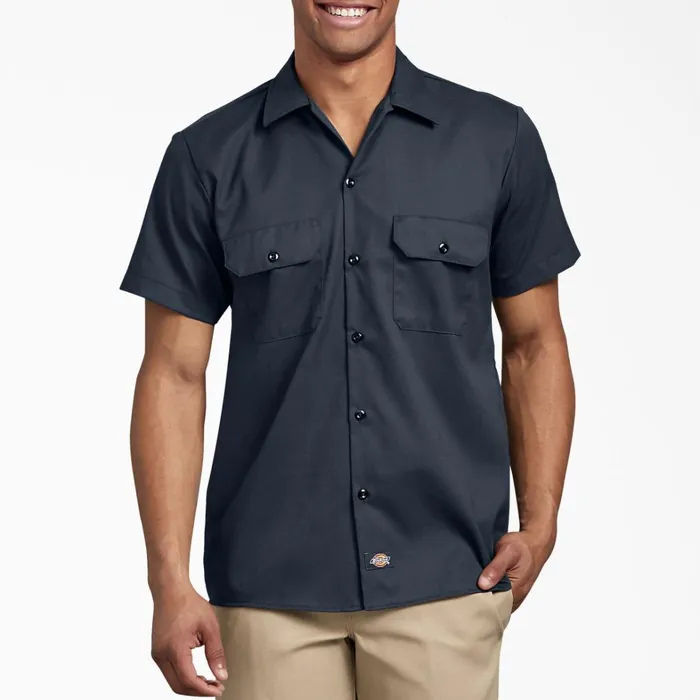 Dickies Work Shirts Slim Fit Short Sleeve Work Shirt Dark Navy Dark Navy dn 8211 Men Dickies Work Shirts Slim Fit Short Sleeve Work Shirt Dark Navy Dark Navy dn 8211 Men
