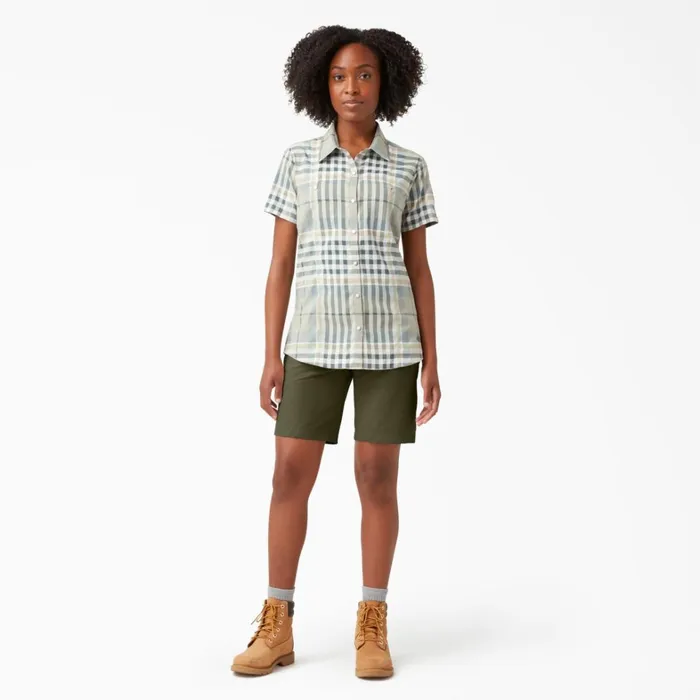 Dickies Work Shorts Women039s Cooling Relaxed Fit Shorts 9034 Military Green Military Green ml 8211 Women Dickies Work Shorts Women039s Cooling Relaxed Fit Shorts 9034 Military Green Military Green ml 8211 Women